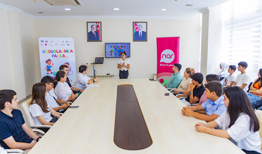 “Nar” uşaqlar üçün maarifləndirici tədbirlərə dəstək verir “Nar” uşaqlar üçün maarifləndirici tədbirlərə dəstək verir