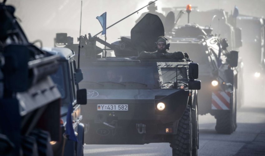 Германия перебрасывает технику в Литву Германия перебрасывает технику в Литву