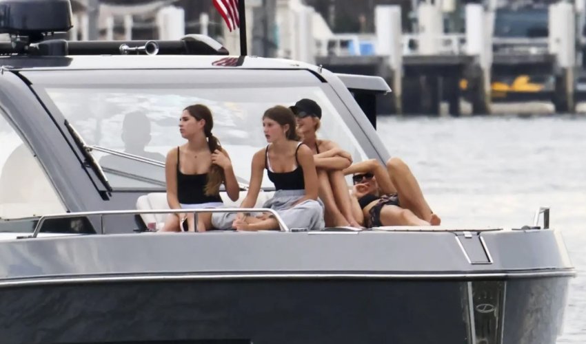İvanka Tramp Mayamidə Jizel Bündçenlə yaxtada görünüb İvanka Tramp Mayamidə Jizel Bündçenlə yaxtada görünüb