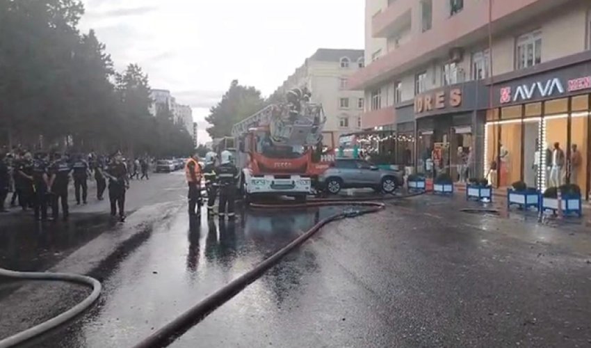 Xırdalanda yaşayış binasında yanğın baş verib