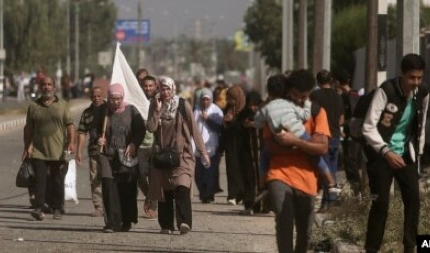 Qəzzanı tərk edənlərin sayı açıqlanıb Qəzzanı tərk edənlərin sayı açıqlanıb