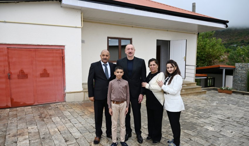 Prezident Sos kəndində olub - Yenilənib