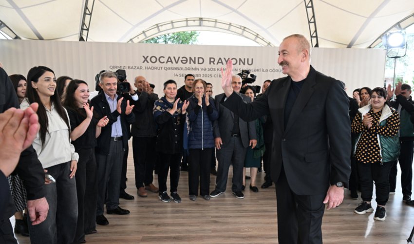 PrezidentXocavənddə sakinlərlə görüşüb - Yenilənib PrezidentXocavənddə sakinlərlə görüşüb - Yenilənib