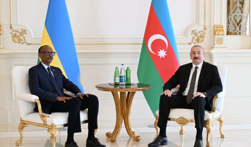 Президенты Азербайджана и Руанды провели переговоры один на один Президенты Азербайджана и Руанды провели переговоры один на один