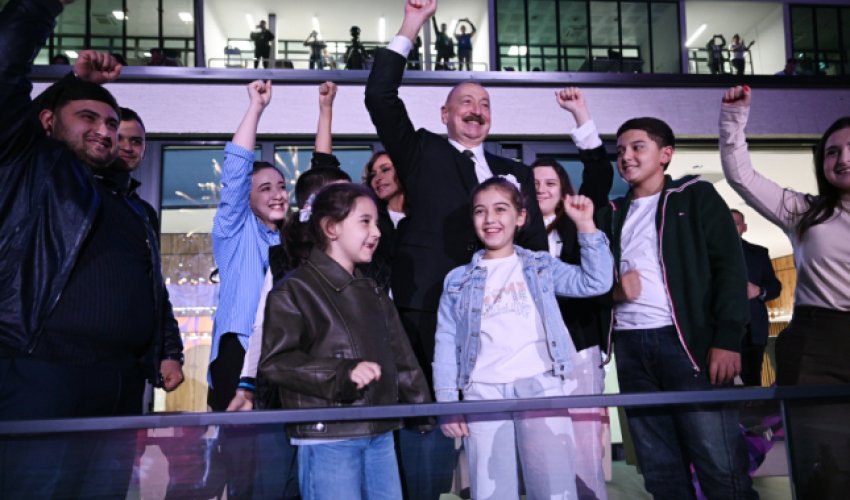 İlham Əliyev III MDB Oyunlarının açılış mərasimindən paylaşım edib