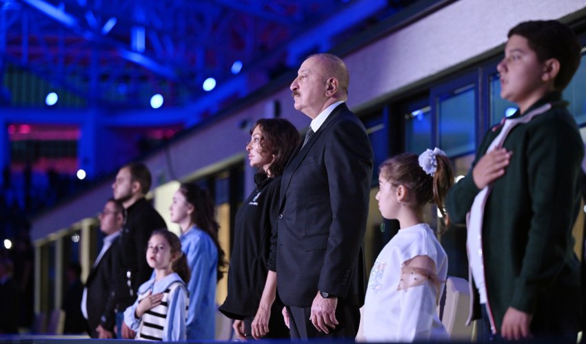 Aliyev shares footage from CIS Games opening ceremony Aliyev shares footage from CIS Games opening ceremony
