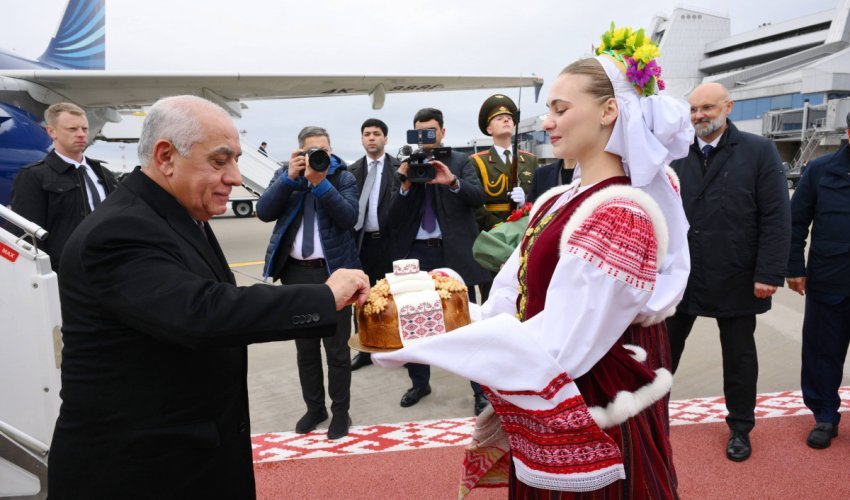 Azerbaijan’s prime minister Ali Asadov arrives in Minsk Azerbaijan’s prime minister Ali Asadov arrives in Minsk