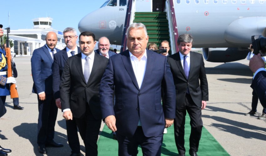 Viktor Orban arrives in Gabala Viktor Orban arrives in Gabala
