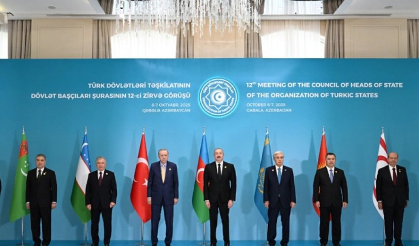 Qəbələdə TDT Dövlət Başçıları Şurasının Zirvə Görüşündə Prezident İlham Əliyev çıxış edib Qəbələdə TDT Dövlət Başçıları Şurasının Zirvə Görüşündə Prezident İlham Əliyev çıxış edib
