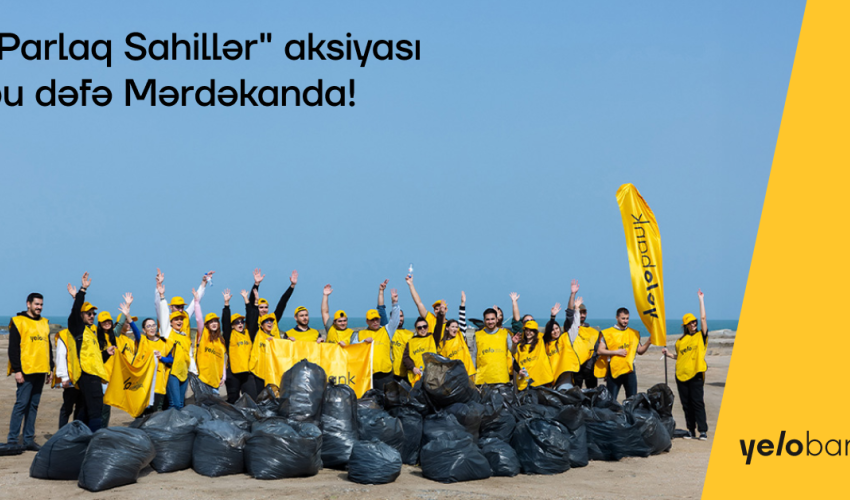 Yelo komandası Mərdəkan çimərliyində təmizlik aksiyası həyata keçirib Yelo komandası Mərdəkan çimərliyində təmizlik aksiyası həyata keçirib