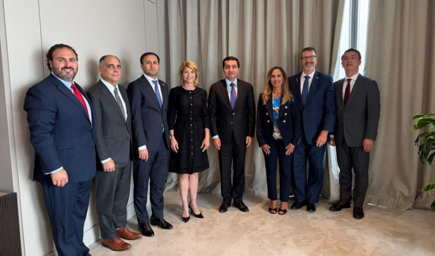 Azerbaijani presidential aide meets U.S. think tank representatives Azerbaijani presidential aide meets U.S. think tank representatives