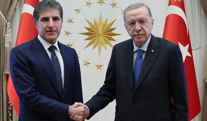 Ərdoğan İraq Kürdüstan Regionunun başçısını qəbul edib Ərdoğan İraq Kürdüstan Regionunun başçısını qəbul edib