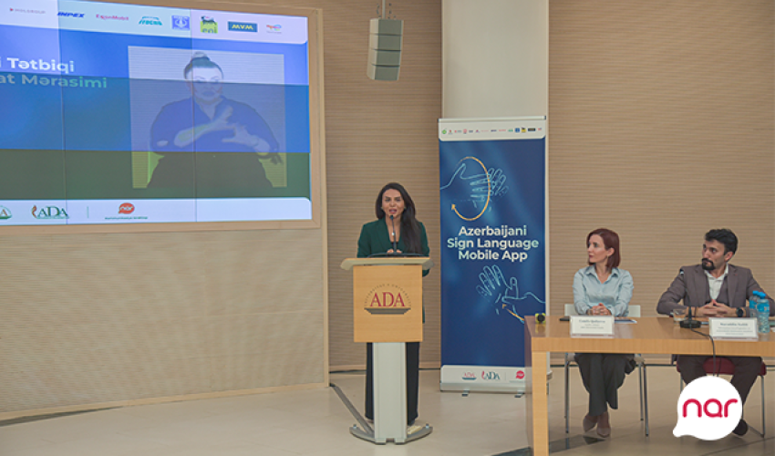 The first Azerbaijani Sign Language mobile application launched