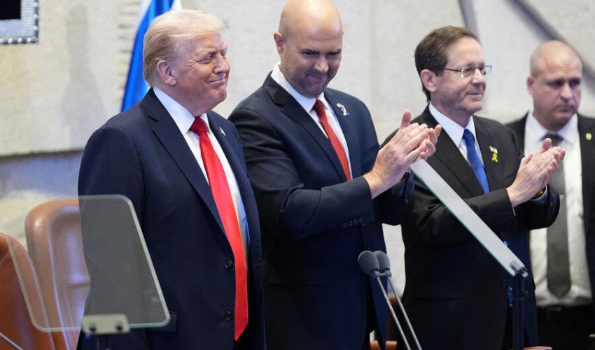 Депутата вывели после того, как он прервал речь Трампа в Кнессете
