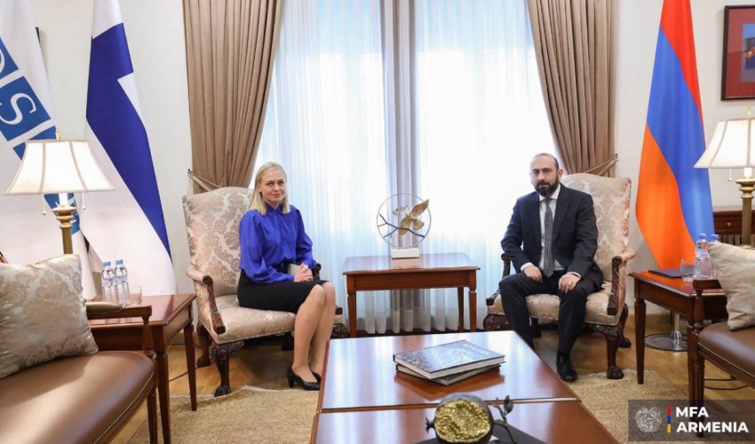 
ATƏT sədri Ermənistanda Ararat Mirzoyanla görüşüb