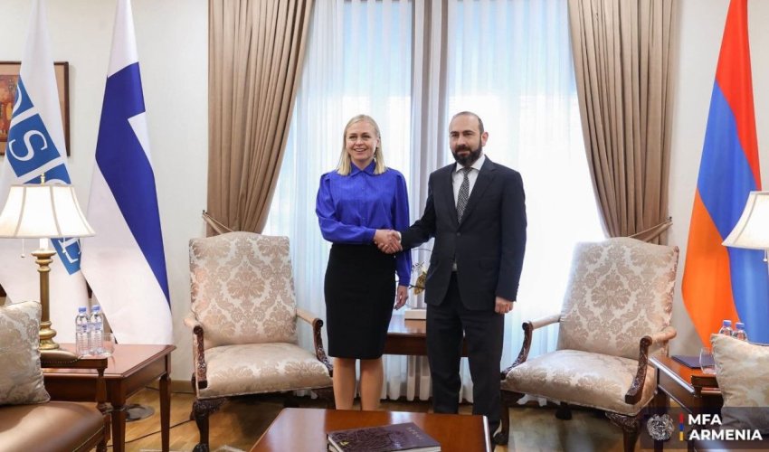 Armenian FM Mirzoyan meets OSCE chair Valtonen in Yerevan Armenian FM Mirzoyan meets OSCE chair Valtonen in Yerevan
