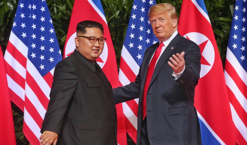Tramp və Kim Çen In görüşə bilər Tramp və Kim Çen In görüşə bilər
