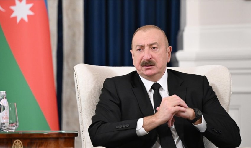 Ильхам Алиев: «Уровень воды в Каспии стремительно снижается» Ильхам Алиев: «Уровень воды в Каспии стремительно снижается»