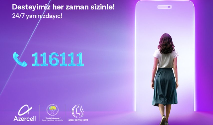 Azercell-supported “Women’s Helpline” received 1,094 inquiries over the last three months Azercell-supported “Women’s Helpline” received 1,094 inquiries over the last three months