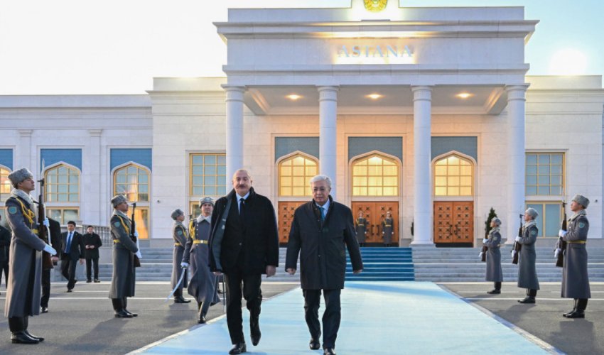 İlham Əliyevin Qazaxıstana səfəri başa çatıb İlham Əliyevin Qazaxıstana səfəri başa çatıb