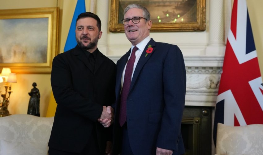 Ukrayna və Britaniya liderləri görüşüb 
Ukrayna və Britaniya liderləri görüşüb