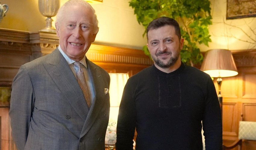 Zelenski Böyük Britaniya kralı ilə Ukraynadakı vəziyyəti müzakirə edib Zelenski Böyük Britaniya kralı ilə Ukraynadakı vəziyyəti müzakirə edib