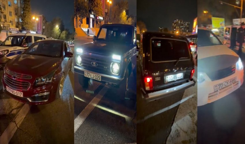 В Баку задержаны четыре автохулигана В Баку задержаны четыре автохулигана
