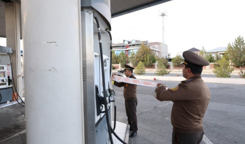 Naxçıvanda yanğın təhlükəli yanacaqdoldurma məntəqəsinin fəaliyyəti dayandırılıb Naxçıvanda yanğın təhlükəli yanacaqdoldurma məntəqəsinin fəaliyyəti dayandırılıb