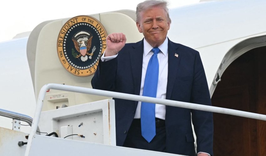 Трамп проведет встречу с эмиром Катара в самолете Трамп проведет встречу с эмиром Катара в самолете
