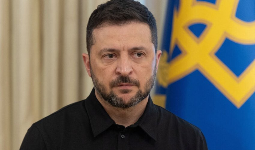 Zelenski atəşkəs planından danışıb