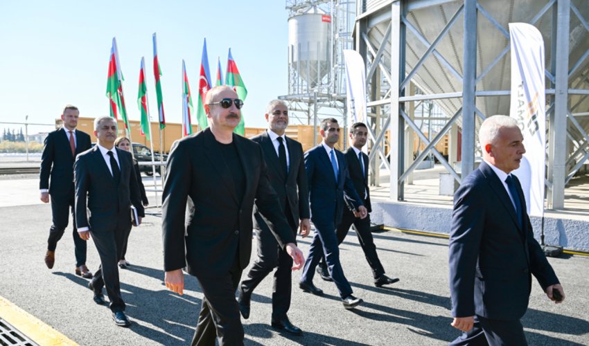 İlham Əliyev İmişliyə gedib İlham Əliyev İmişliyə gedib