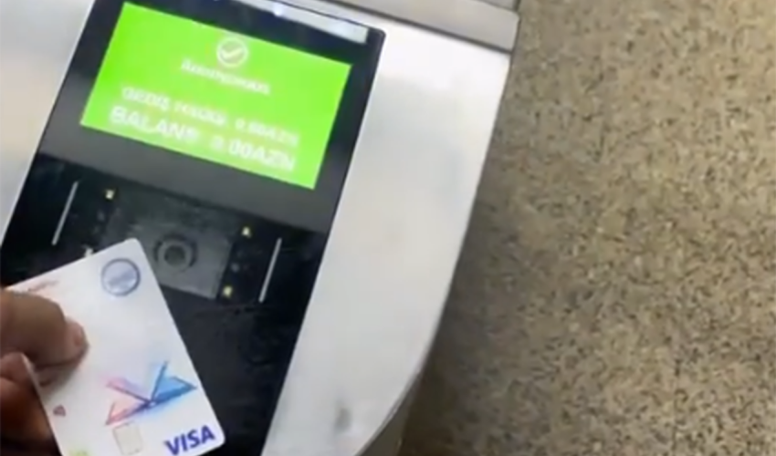 Bakı metrosunda tələbə kartı ilə ödəniş sistemi test rejimində işə salınıb Bakı metrosunda tələbə kartı ilə ödəniş sistemi test rejimində işə salınıb
