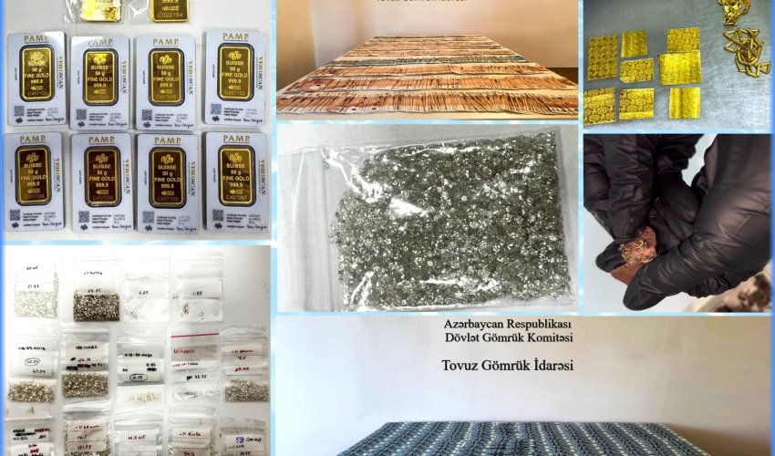 Ölkəyə gətirilməyə cəhd edilən 1295-dən çox qiymətli daş aşkarlanıb Ölkəyə gətirilməyə cəhd edilən 1295-dən çox qiymətli daş aşkarlanıb