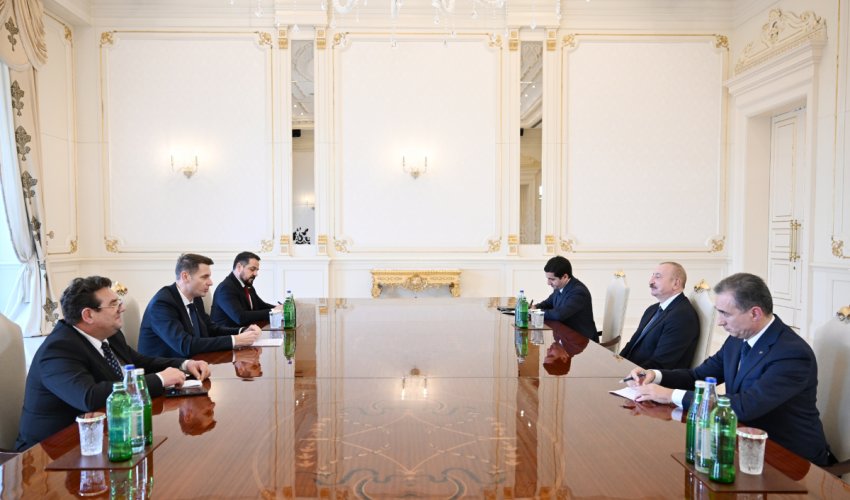 Алиев принял председателя Сената Румынии Алиев принял председателя Сената Румынии