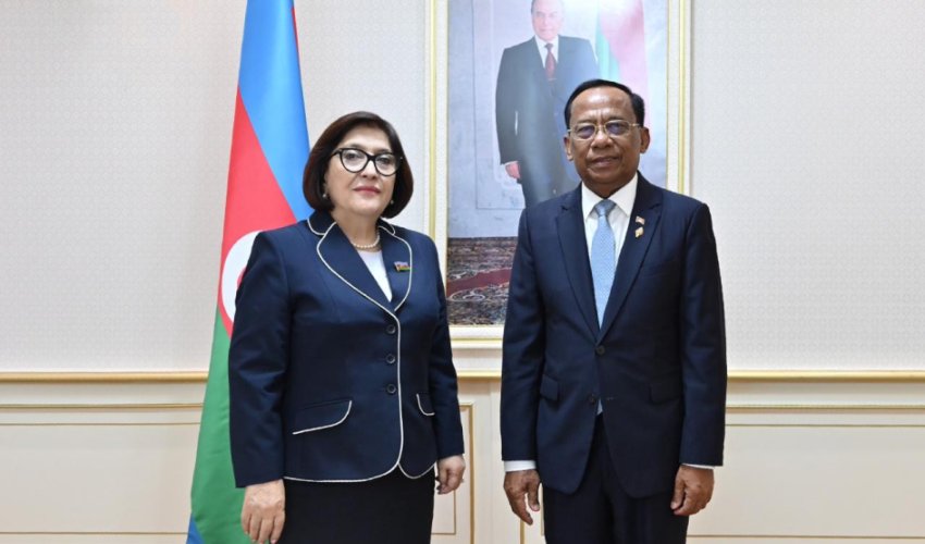 Sahibə Qafarova Kamboca Milli Assambleyası sədrinin müavini ilə görüşüb Sahibə Qafarova Kamboca Milli Assambleyası sədrinin müavini ilə görüşüb