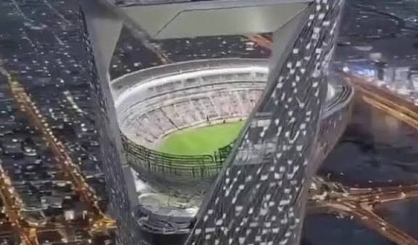 Səudiyyə Ərəbistanında dünyanın ilk asma stadionu tikiləcək Səudiyyə Ərəbistanında dünyanın ilk asma stadionu tikiləcək