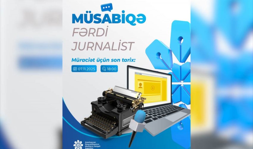 MEDİA jurnalistlər üçün müsabiqə elan edib