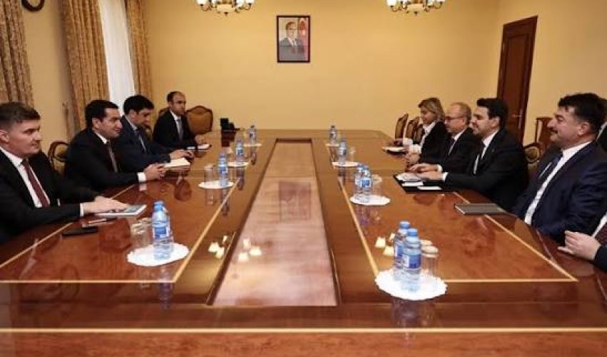 Председатель TİKA встретился с Хикметом Гаджиевым Председатель TİKA встретился с Хикметом Гаджиевым