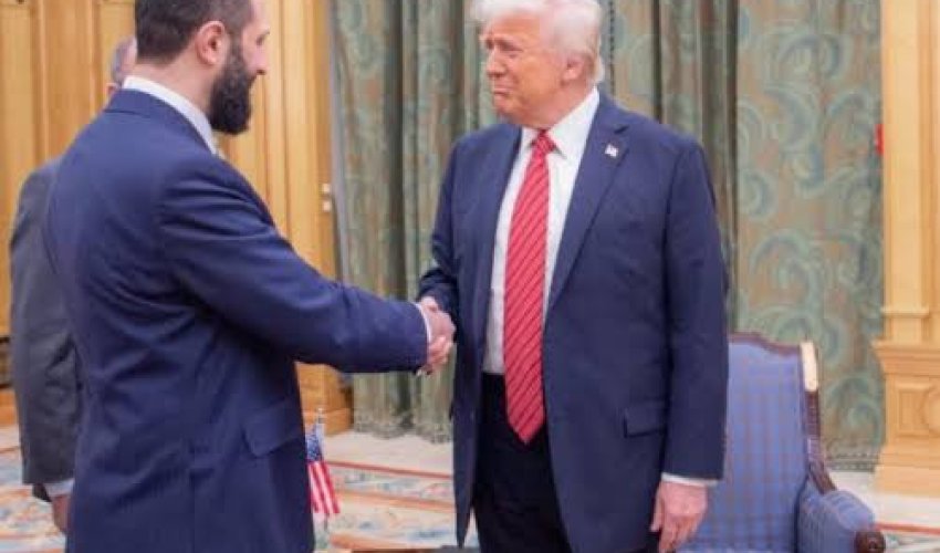 Tramp və Əhməd əl Şaraa ağ evdə görüşəcək Tramp və Əhməd əl Şaraa ağ evdə görüşəcək