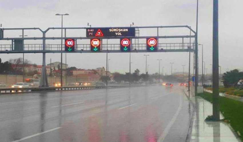 Zığ dairəsi-Hava Limanı yolunda sürət həddi aşağı salınıb