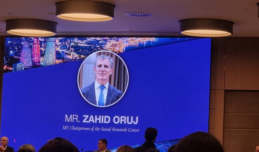 Zahid Oruc: Sülhün qurulması Azərbaycanın suverenliyini daha da gücləndirəcək