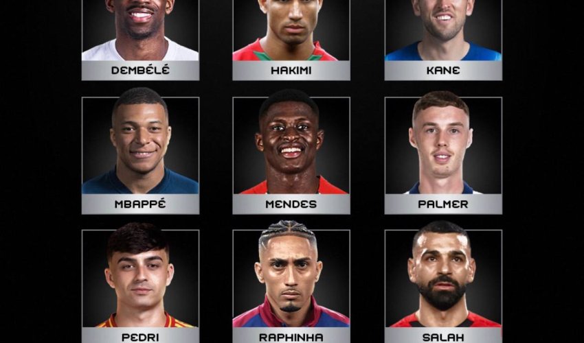 ФИФА опубликовала список кандидатов на приз лучшему игроку года