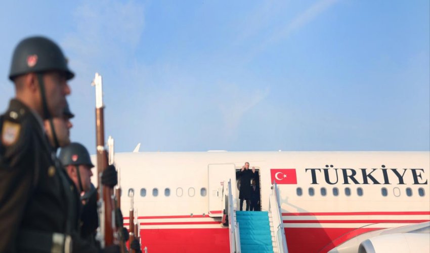 Ərdoğan Azərbaycana səfərə yola düşüb