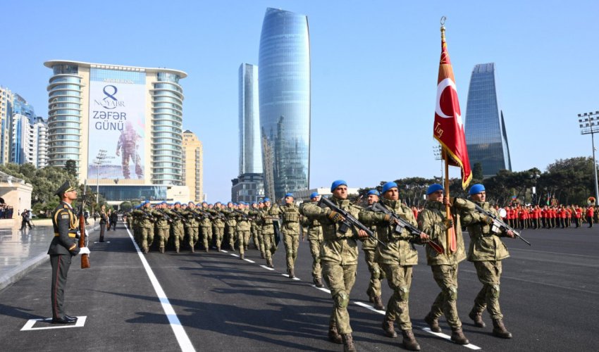 Министерство обороны Турции поделилось публикацией о военном параде в Баку