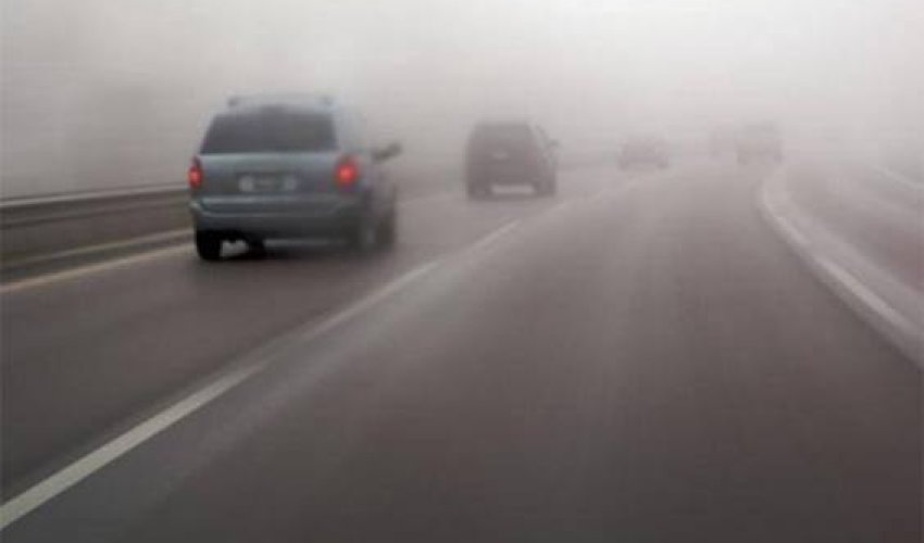 На ряде дорог Азербайджана снизится дальность видимости