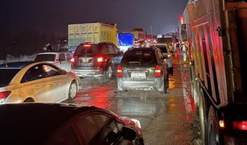 Bakı-Qazax yolundakı tıxacla bağlı - Açıqlama