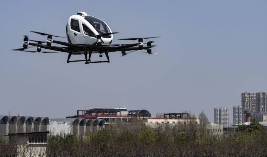 Çində hava taksisi ilə 10 dəqiqəlik uçuşun qiyməti təxminən 8 dollar olacaq