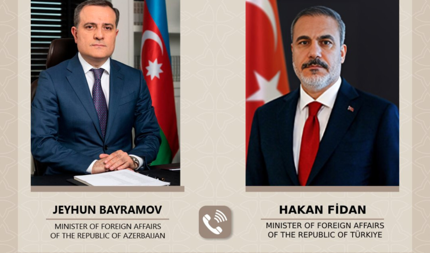 Ceyhun Bayramovla Hakan Fidan arasında telefon danışığı olub