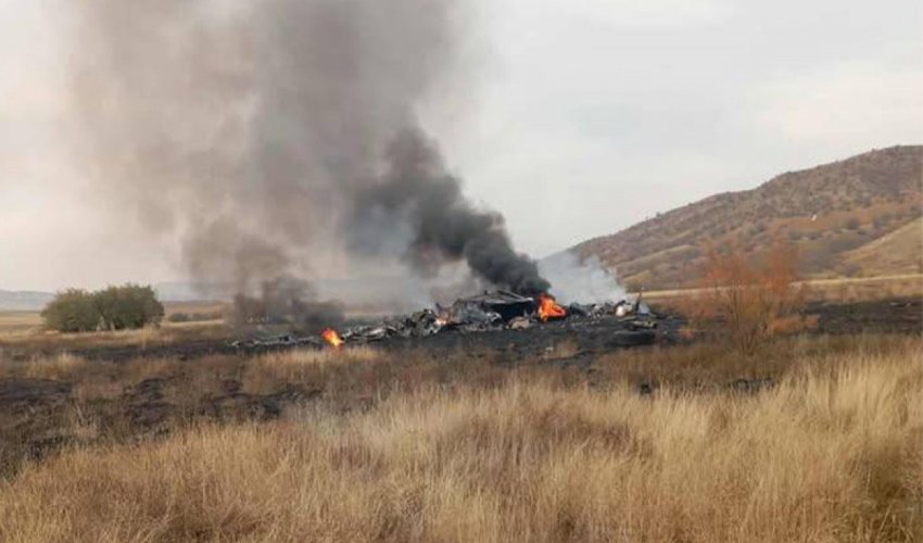 
Türkiyəyə məxsus təyyarənin daha iki qalığı tapılıb