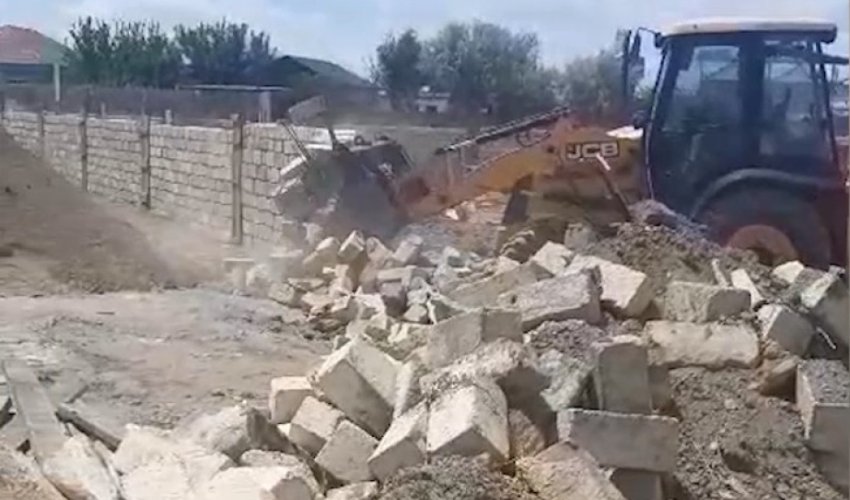 Sumqayıtda qanunsuz tikintinin qarşısı alınıb